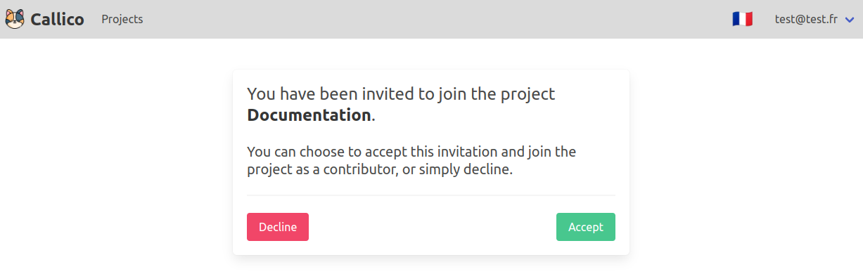 Invitation to a project